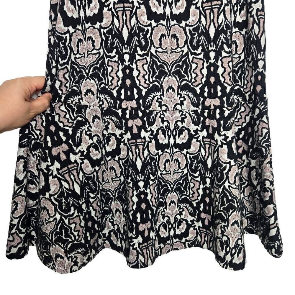 Free People Amelia Jacquard Mock Neck Sleeveless Mini Dress Size Small - Picture 5 of 9
